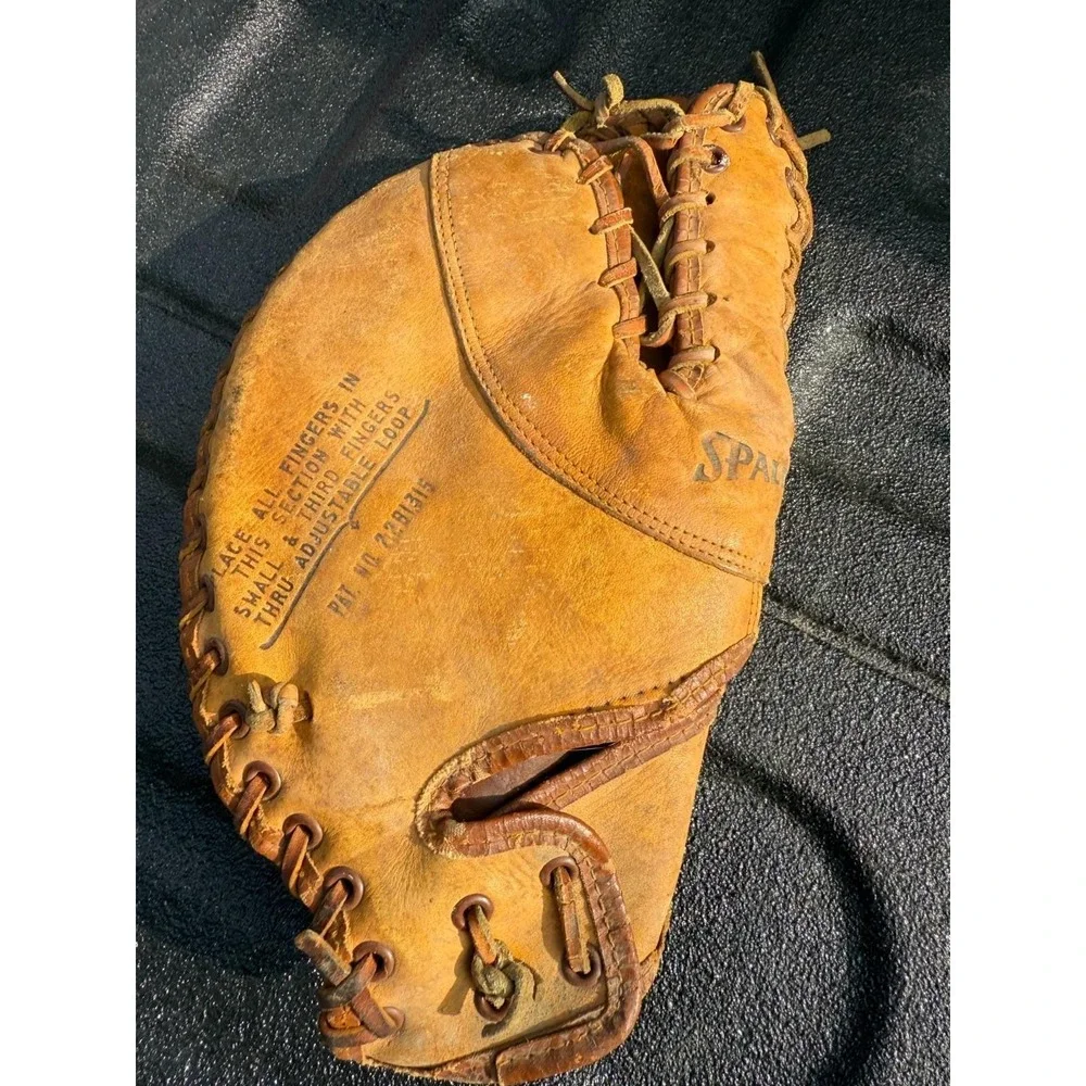 Vintage Spalding Trapper Model 1317 Baseball Catcher's Mitt Glove Made in USA - Picture 5 of 6